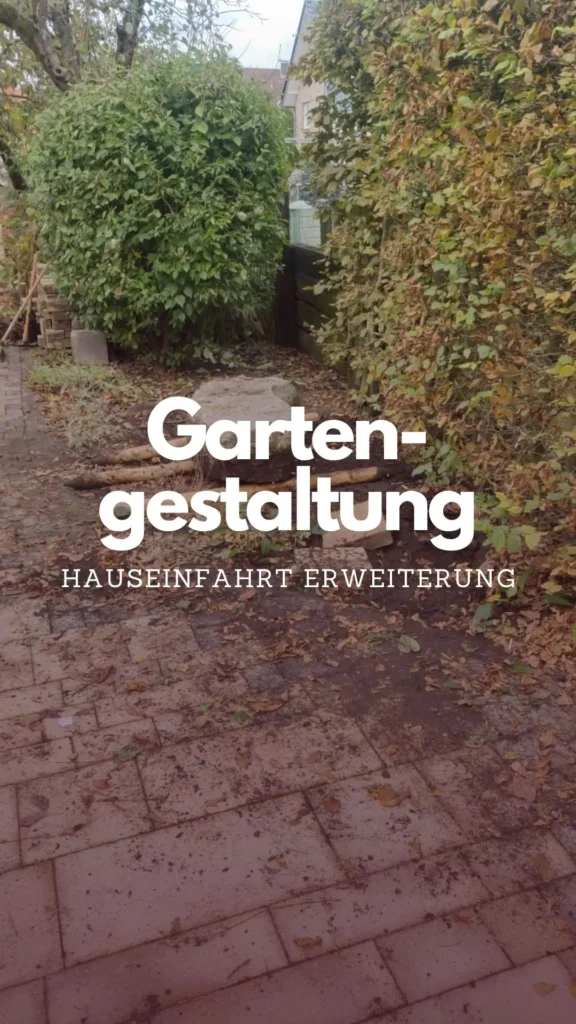 Ein Gartenprojekt mit neuem Glanz für die Hauseinfahrt