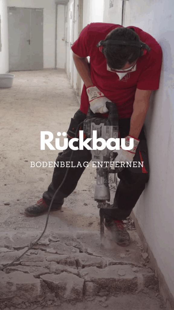 Bodenbelag Rückbau